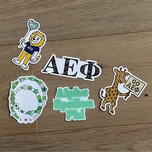 Alpha Epsilon Phi Sticker Set